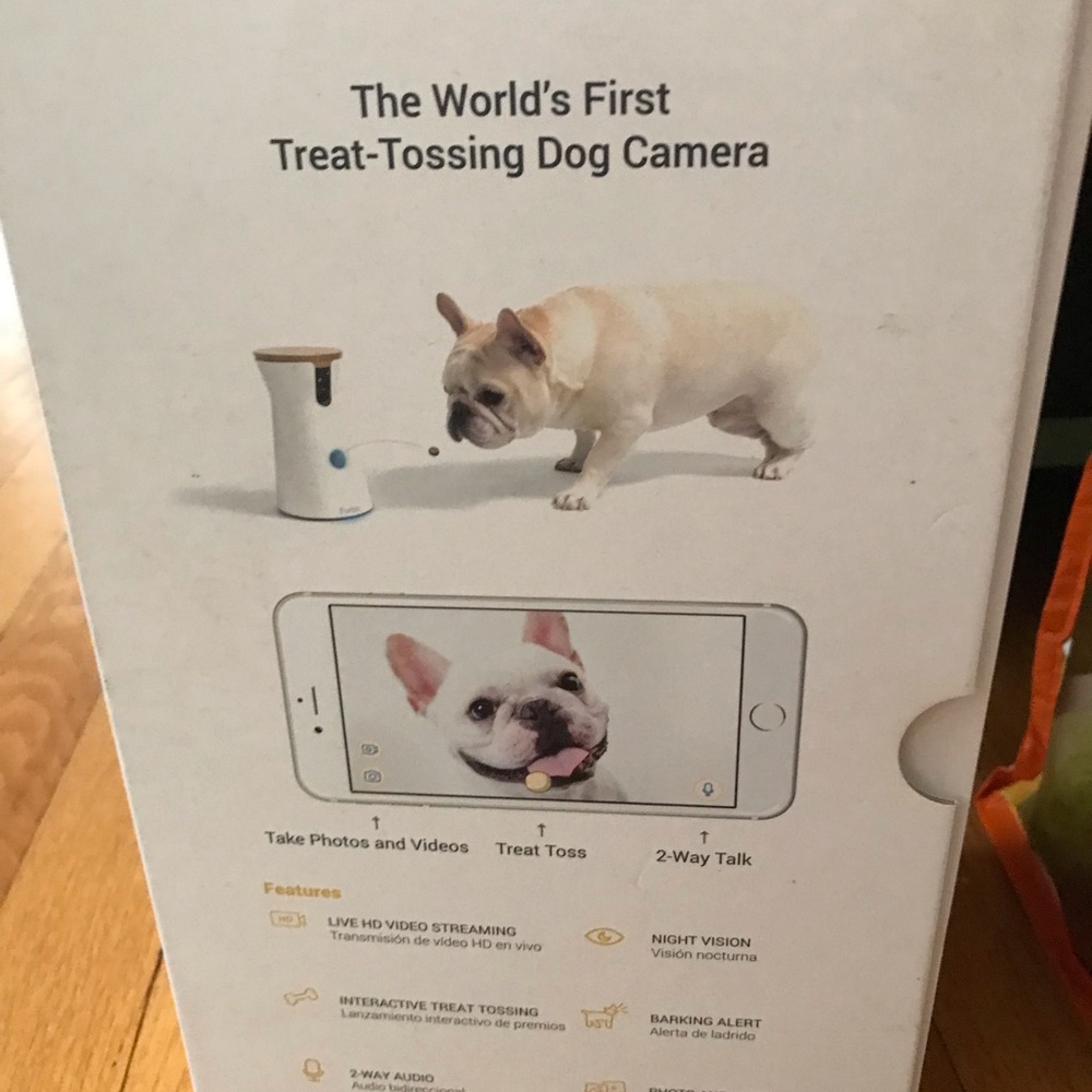 Furbo Dog wifi camera shoots treats like new. Treats sold separately. Like new. - Picture 2 of 6